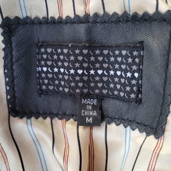 Genuine leather women's jacket size medium - Picture 2 of 9